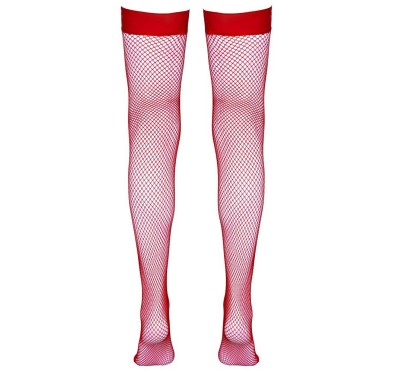 Hold-up Stockings red M